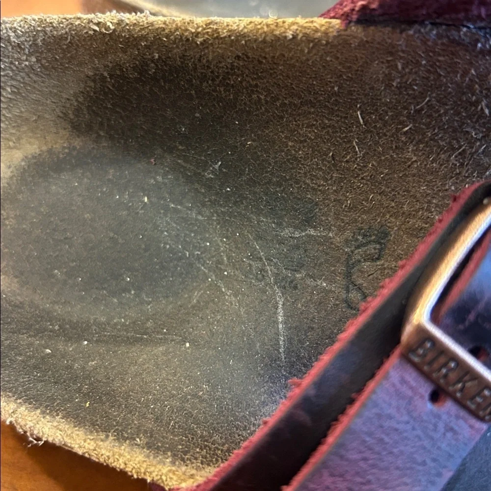 Birkenstock Mayari 37 oiled leather red Zinfandel